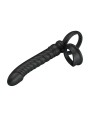 PRETTY LOVE - MERRITT ANAL VIBRATOR WITH RING AND VIBRATION BLACK