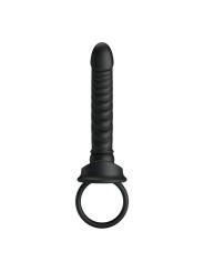 PRETTY LOVE - MERRITT VIBRADOR ANAL CON ANILLO Y VIBRACIÓN NEGRO
