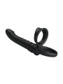 PRETTY LOVE - MERRITT VIBRADOR ANAL CON ANILLO Y VIBRACIÓN NEGRO
