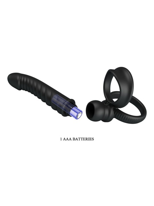 PRETTY LOVE - MERRITT ANALVIBRATOR MIT RING UND VIBRATIONSFUNKTION, SC