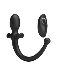 MR PLAY - VIBRATEUR ANAL ET PÉRINÉUMIEN NOIR AVEC TÉLÉCOMMANDE SANS FI