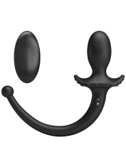 MR PLAY - VIBRATEUR ANAL ET PÉRINÉUMIEN NOIR AVEC TÉLÉCOMMANDE SANS FI