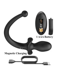 MR PLAY - VIBRATEUR ANAL ET PÉRINÉUMIEN NOIR AVEC TÉLÉCOMMANDE SANS FI