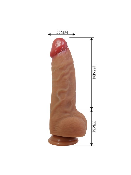 PRETTY LOVE - NAJM GODEMICHET RÉALISTE AVEC VENTOUSE 23,2 CM -Ø- 5,5 C