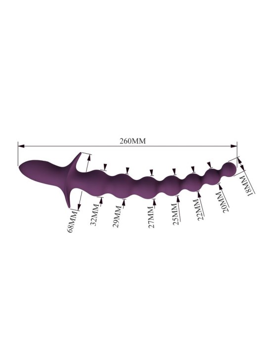 PRETTY LOVE - MADISON OPLAADBARE ANALE VIBRATOR MET 10 FUNCTIES