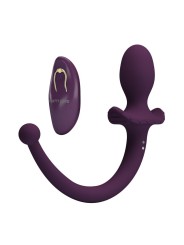 PRETTY LOVE - LIOEA VIBRATING ANAL PLUG WITH TAIL 12 FUNCTIONS PURPLE 