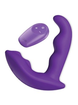 SHE.E.O - STIMOLATORE ANALE VIBRANTE ROTANTE CON TELECOMANDO VIOLA