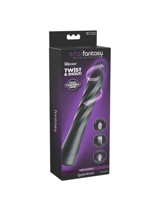 ANAL FANTASY ELITE - TWIST ECSTASY STIMOLATORE ANALE ROTANTE RICARICAB