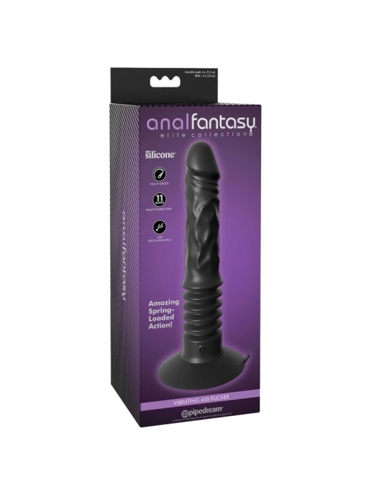 VIBRATING ASS THRUSTER VIBRADOR ANAL RECARGABLE CON VENTOSA