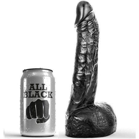 ALL BLACK - DILDO VUISTING 20 CM