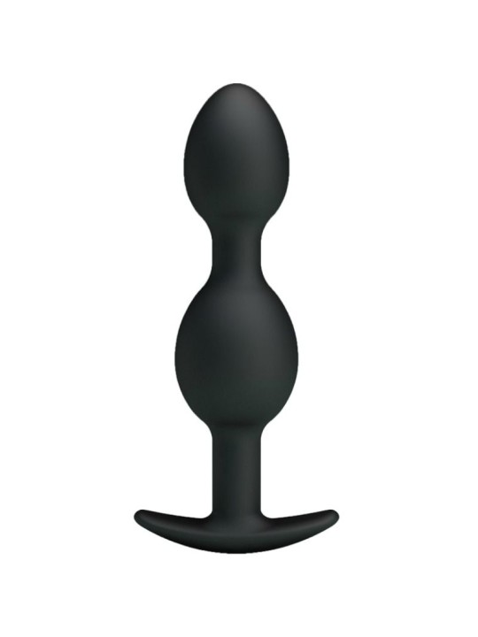 PRETTY LOVE - BOLAS ANALES SILICONA 12.5 CM NEGRO