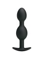 PRETTY LOVE - BOLAS ANAIS DE SILICONE 12.5 CM PRETAS
