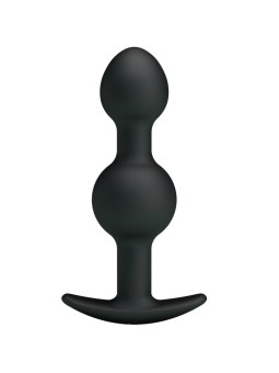 PRETTY LOVE - SILICONEN ANALE BALLEN SPECIALE STIMULATIE 10,3 CM ZWART