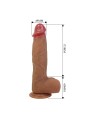 PRETTY LOVE - ORTON DILDO REALISTA COM VENTOSA 23,5 CM -Ø- 4,9 CM