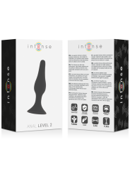 INTENSE - ANAL NÍVEL 2 11,5CM PRETO