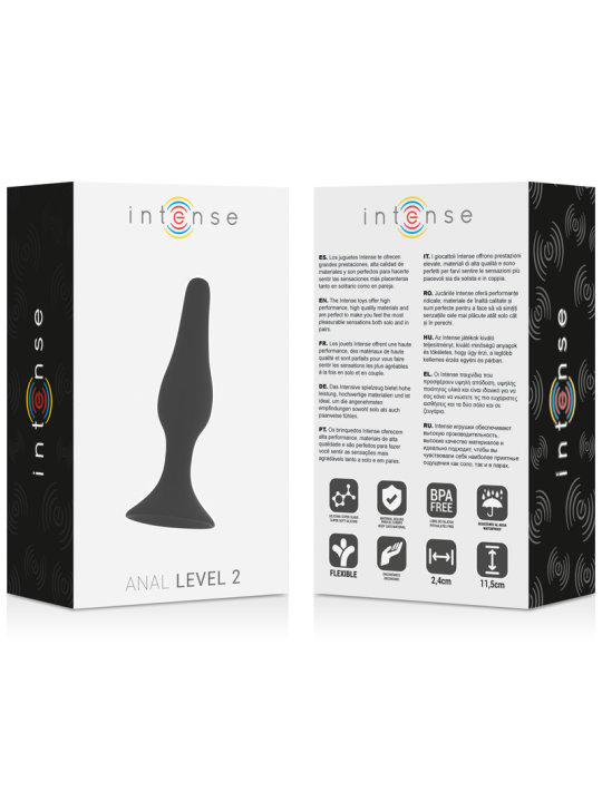 INTENSE - ANAL STUFE 2 11,5CM SCHWARZ