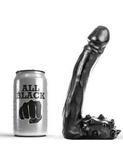 ALL BLACK - DILDO REALISTIC 19 CM
