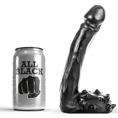ALL BLACK - REALISTISCHE DILDO 19 CM