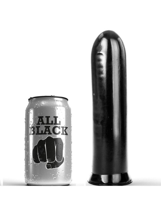 ALL BLACK - DILDO SCHWARZ 19 CM