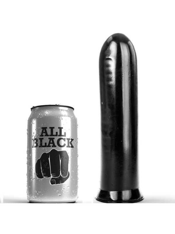ALL BLACK - DILDO SCHWARZ 19 CM