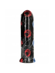 ALL BLACK - DILDO SCHWARZ 19 CM