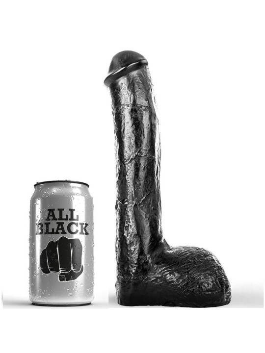 ALL BLACK - PENE REALISTISCHER ANAL 23 CM