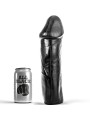 ALL BLACK - DONG 28 CM ZONDER TESTIKELS