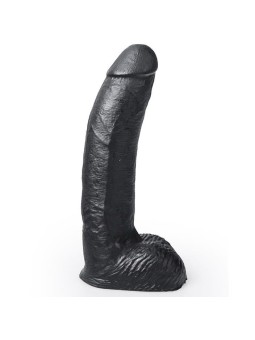 HUNG SYSTEM - GODE RÉALISTE COULEUR NOIR GEORGE 22 CM