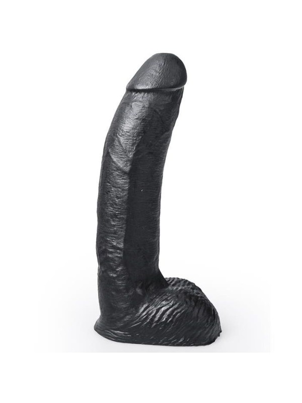 HUNG SYSTEM - DILDO REALÍSTICO PRETO COR GEORGE 22 CM
