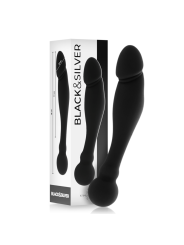 BLACK&SILVER - KARL G-POINT STIMULATING DILDO 18 CM