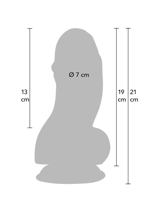 HIDDEN DESIRE - INFERNO DILDO FAT BOYS 19 CM