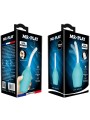 MR PLAY - DOUCHE EN CAOUTCHOUC BLEU POIRE ANAL