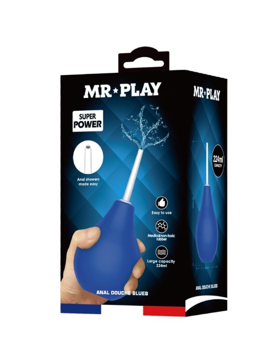 MR PLAY - ANAL DOUCHE BLUEB SUPER POWER BLUE