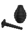 MR PLAY - PLUGUE ANAL DE CONTROLE REMOTO VIBRADOR PODEROSO PRETO