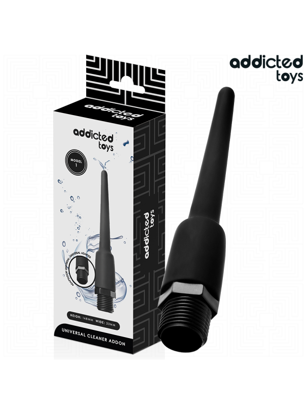 ADDICTED TOYS - LIMPIADOR ANAL CON ADAPTADOR UNIVERSAL MODELO 1