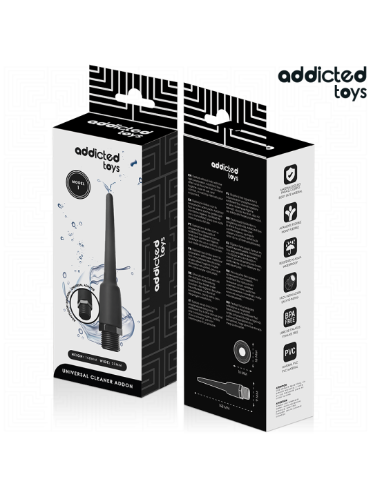 ADDICTED TOYS - NETTOYANT ANAL AVEC ADAPTATEUR UNIVERSEL MODÈLE 1