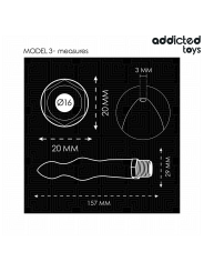 ADDICTED TOYS - PULITORE ANALE CON ADATTATORE UNIVERSALE MODELLO 3