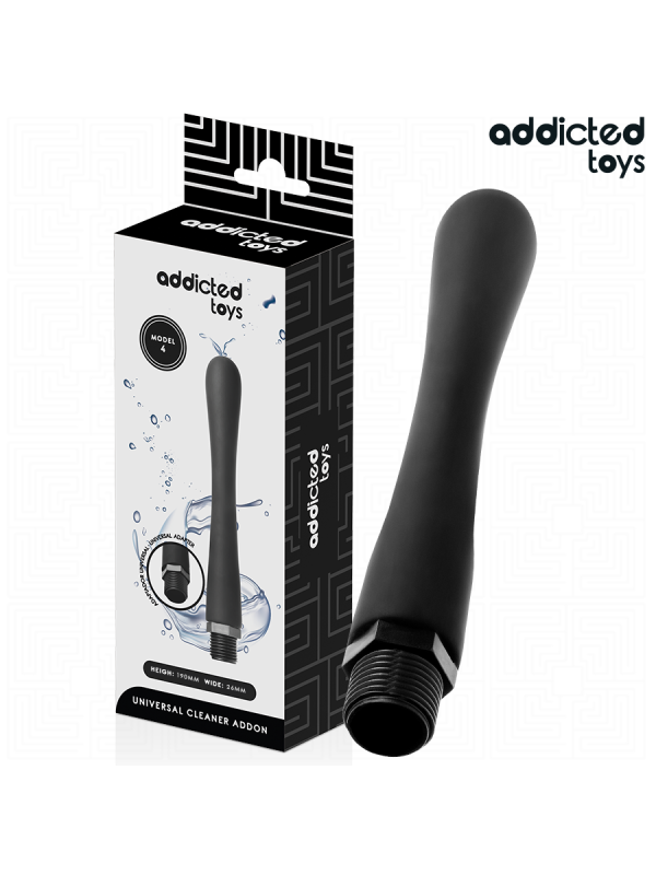 ADDICTED TOYS - LIMPIADOR ANAL CON ADAPTADOR UNIVERSAL MODELO 4