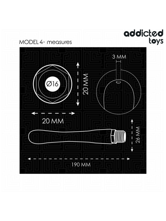 ADDICTED TOYS - ANAL CLEANER MIT UNIVERSALADAPTER MODELL 4