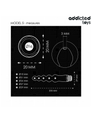 ADDICTED TOYS - NETTOYEUR ANAL AVEC ADAPTATEUR UNIVERSEL MODÈLE 5