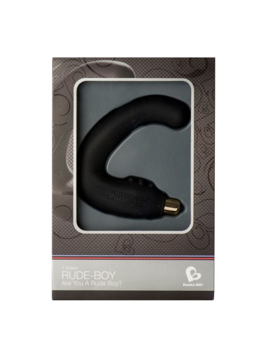 ROCKS-OFF - RUDE-BOY 7V MANNELIJKE G-SPOT MASSAGER ZWART