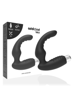 ADDICTED TOYS - VIBRATEUR PROSTATIQUE RECHARGEABLE MODÈLE 2 - NOIR