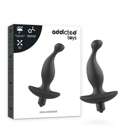 ADDICTED TOYS - ZWARTE VIBRERENDE ANALE MASSAGER MODEL 1