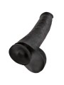 KING COCK - DILDO REALISTICO CON TESTICOLI 38 CM NERO