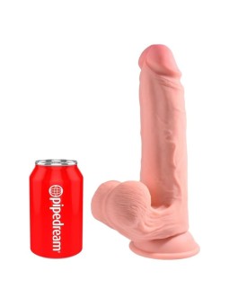 KING COCK PLUS - REALISTISCHER DILDO MIT DREIFACHDICHTE UND SCHWINGEND