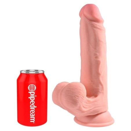 KING COCK PLUS - DILDO REALISTICO A TRIPLA DENSITÀ CON TESTICOLI OSCIL