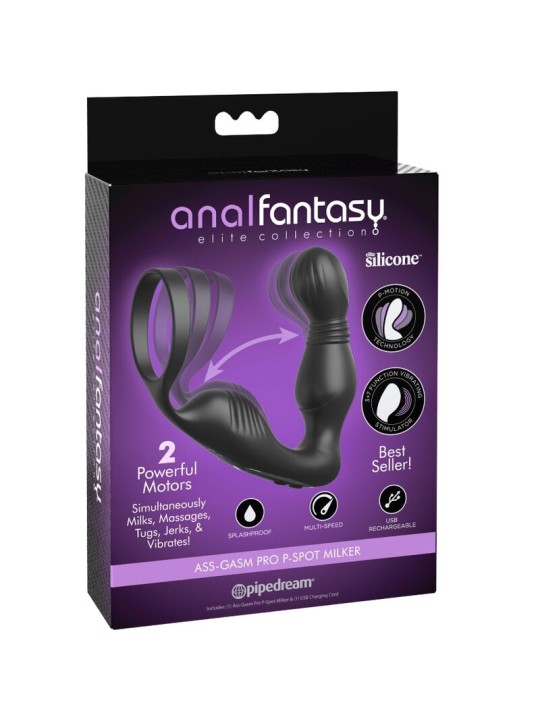 ANAL FANTASY ELITE COLLECTION - VIBRIERENDES UND WIEDERAUFLADBARES PRO