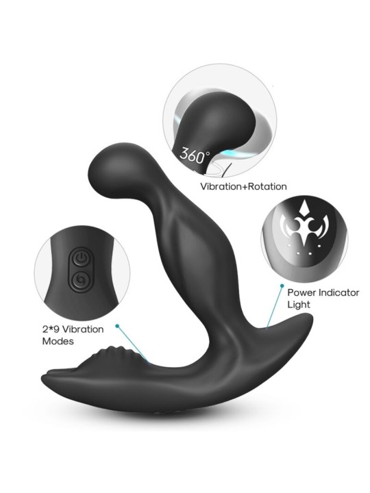 ARMONY - BAT KING VIBRATORE ROTATORE ANALE DELLA PROSTATA TELECOMANDO 