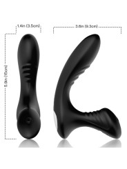 ARMONY - STORM VIBRADOR ANAL PROSTATA & PLUG CONTROL REMOTO NEGRO