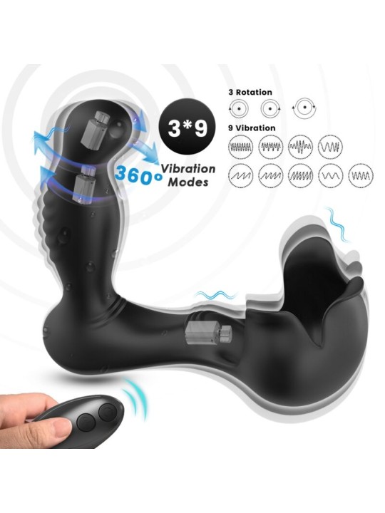 ARMONY - VIBRATORE SURROUND ANALE E STIMOLATORE TESTICOLO TELECOMANDO 